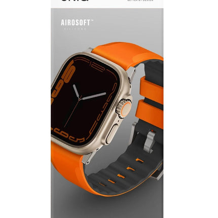 Watch Ultra 49mm Linus Airosoft Silikon Kordon - Turuncu 3