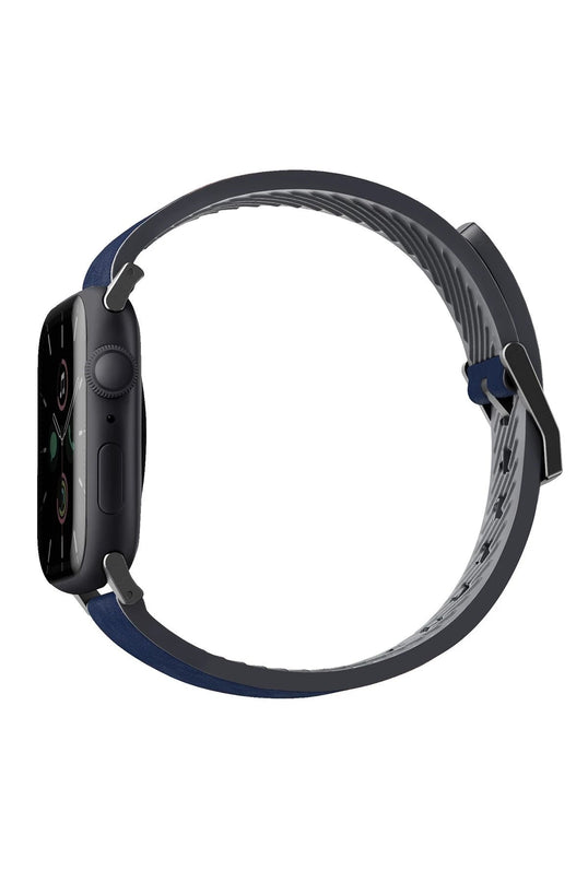 Watch Ultra 49mm Straden Su Geçirmez Deri Kordon - Mavi 2