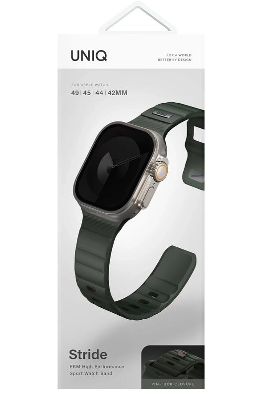 Watch Ultra 49mm Stride FKM Silikon Kordon - Yeşil 3