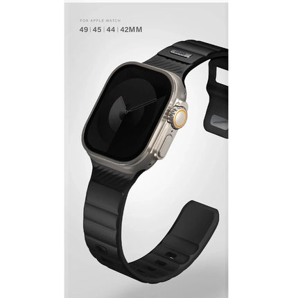 Watch Ultra 49mm Stride FKM Silikon Kordon - Siyah 3