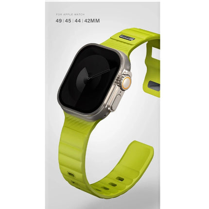Watch Ultra 49mm Stride FKM Silikon Kordon - Açık Yeşil 3