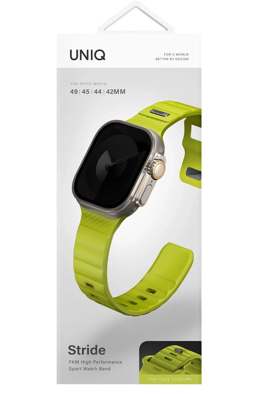 Watch Ultra 49mm Stride FKM Silikon Kordon - Açık Yeşil 3