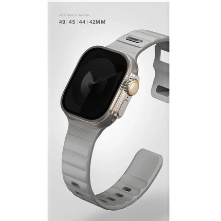 Watch Ultra 49mm Stride FKM Silikon Kordon - Gri 3