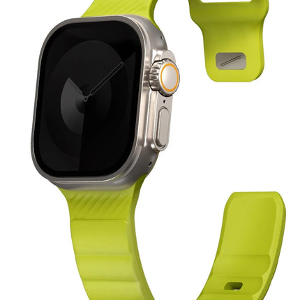 Watch Ultra 49mm Stride FKM Silikon Kordon - Açık Yeşil 2