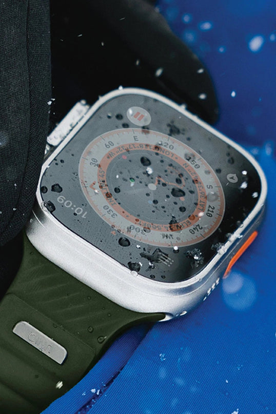 Watch Ultra 49mm Stride FKM Silikon Kordon - Mavi 4