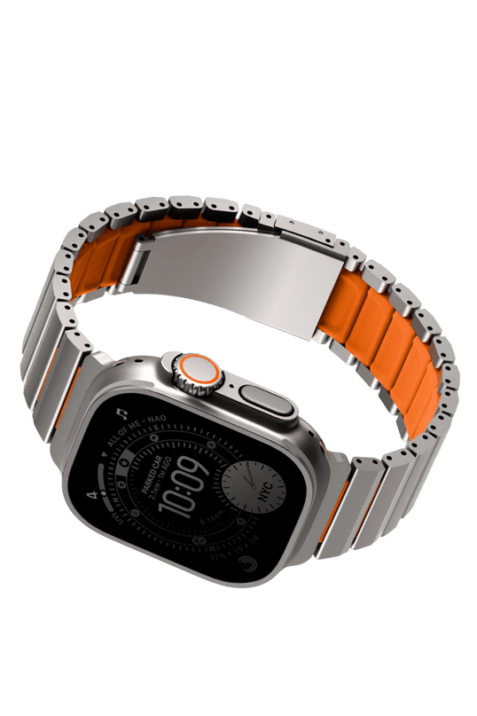 Watch Ultra 49mm Strova Flex Steel Kordon - Gümüş 2 2
