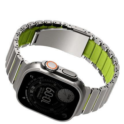 Watch Ultra 49mm Strova Flex Steel Kordon - Gümüş 2