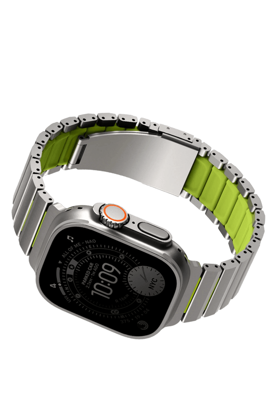 Watch Ultra 49mm Strova Flex Steel Kordon - Gümüş 2