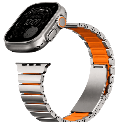 Watch Ultra 49mm Strova Flex Steel Kordon - Gümüş 2 5