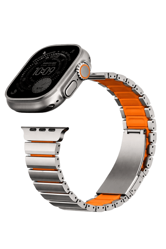 Watch Ultra 49mm Strova Flex Steel Kordon - Gümüş 2 5