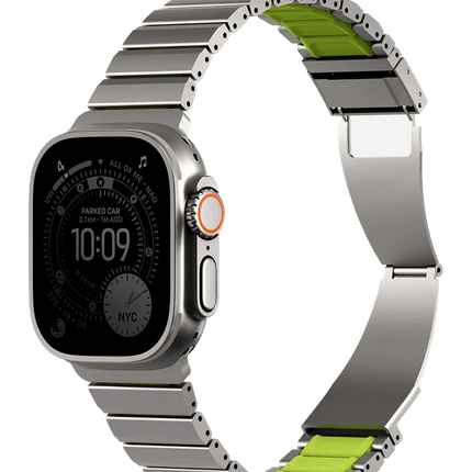 Watch Ultra 49mm Strova Flex Steel Kordon - Gümüş 4