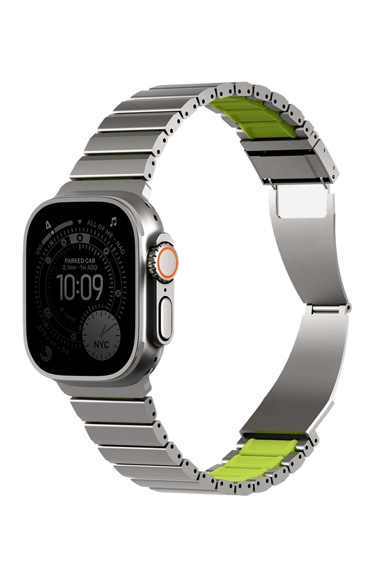 Watch Ultra 49mm Strova Flex Steel Kordon - Gümüş 4
