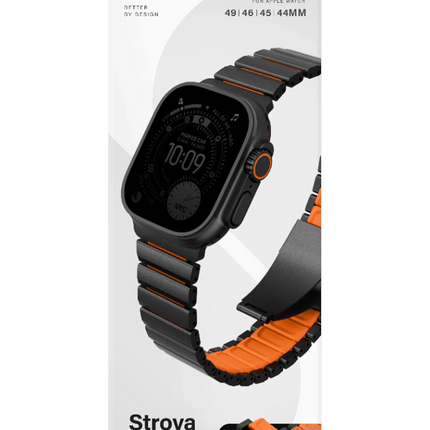 Watch Ultra 49mm Strova Flex Steel Kordon - Siyah 7