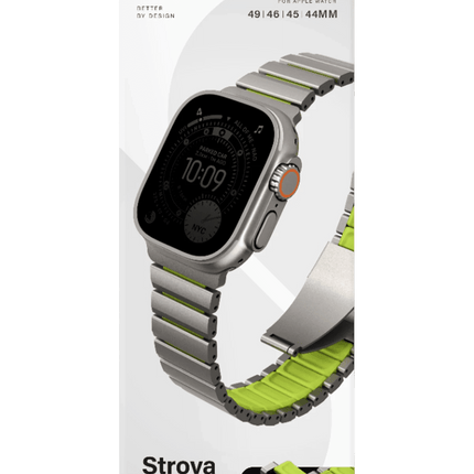 Watch Ultra 49mm Strova Flex Steel Kordon - Gümüş 8