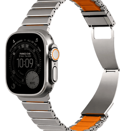 Watch Ultra 49mm Strova Flex Steel Kordon - Gümüş 2 3