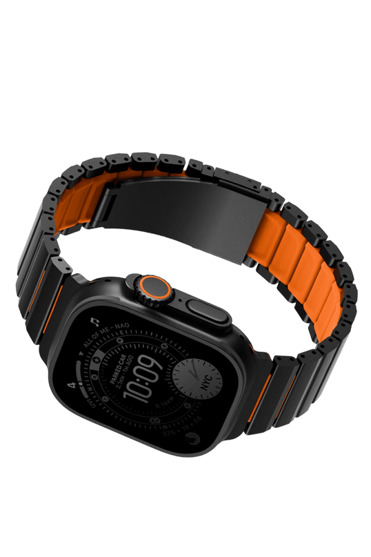 Watch Ultra 49mm Strova Flex Steel Kordon - Siyah 2