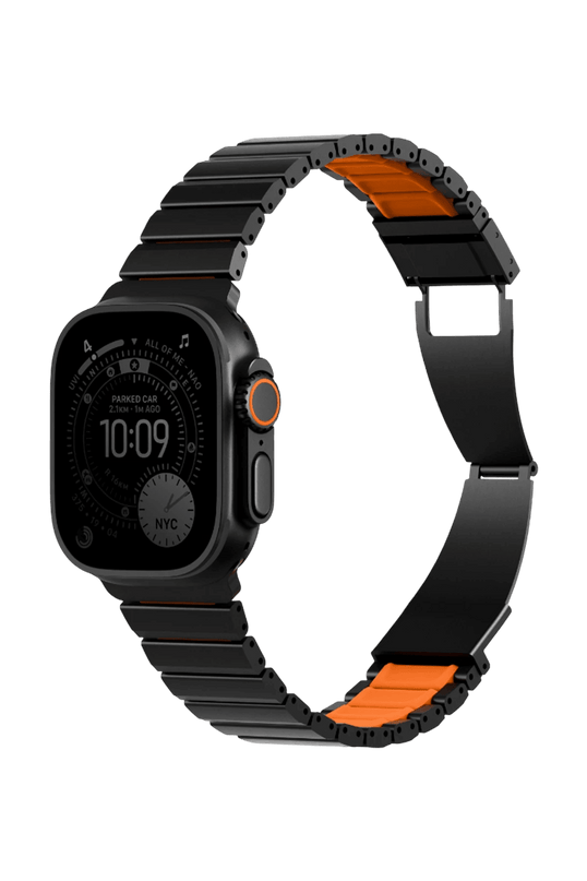 Watch Ultra 49mm Strova Flex Steel Kordon - Siyah 4