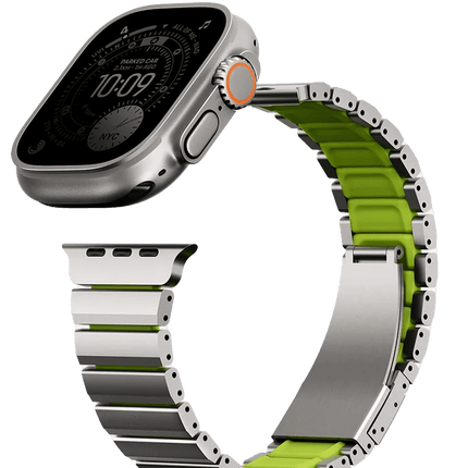 Watch Ultra 49mm Strova Flex Steel Kordon - Gümüş 7