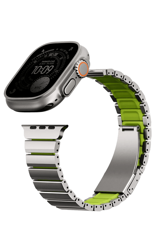 Watch Ultra 49mm Strova Flex Steel Kordon - Gümüş 7