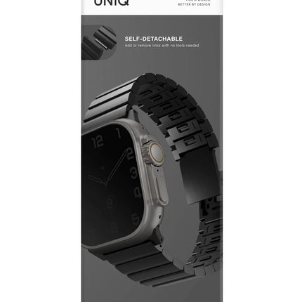 Watch Ultra 49mm Strova Mag Çelik Kordon - Siyah 6