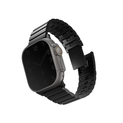 Watch Ultra 49mm Strova Mag Çelik Kordon - Siyah