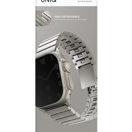 Watch Ultra 49mm Strova Mag Çelik Kordon - Gümüş 6