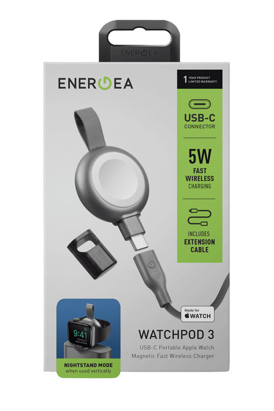 WatchPod 3 Apple Watch Sertifikalı USB-C Manyetik Şarj Cihazı 5