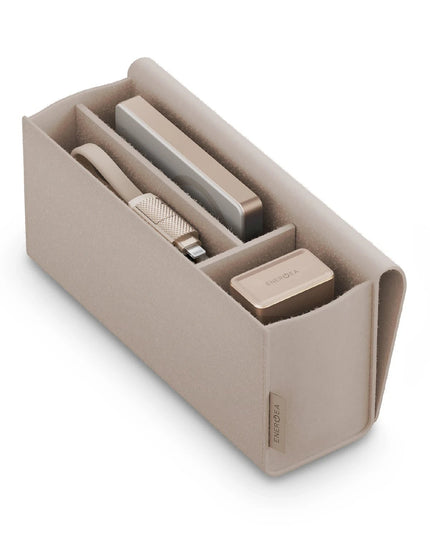 X Bazic Travel Kit Universal TravelWorld 25W Adaptör AluPac 10.000 mAh Powerbank ve AluCable 15 CM 60W USB to Lightning Kablolu Set Travel Çanta 2