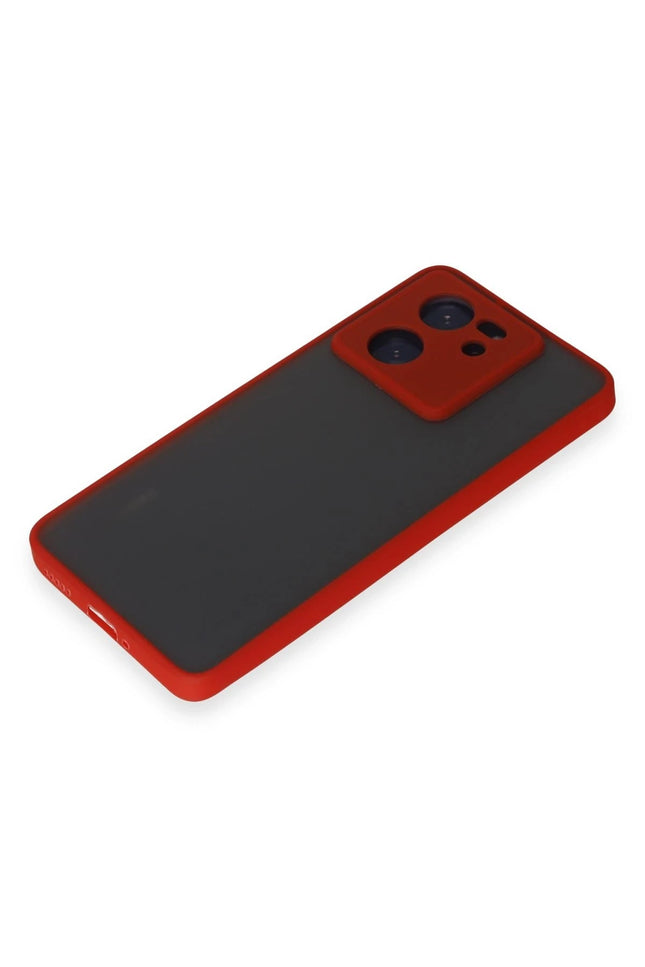Xiaomi Mi 13T Pro Montreal Silikon Kapak Kılıf - Kırmızı 4