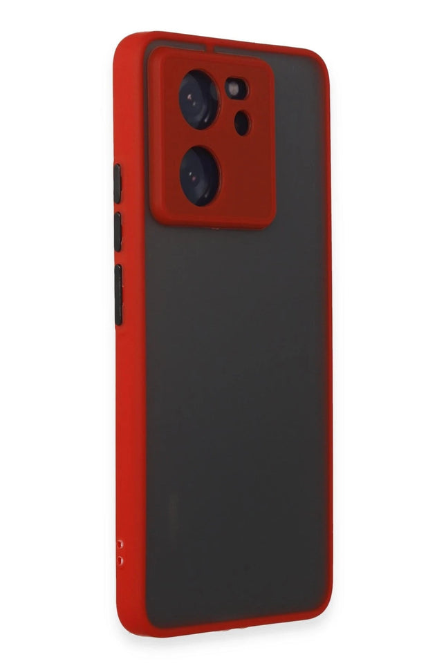 Xiaomi Mi 13T Pro Montreal Silikon Kapak Kılıf - Kırmızı 2