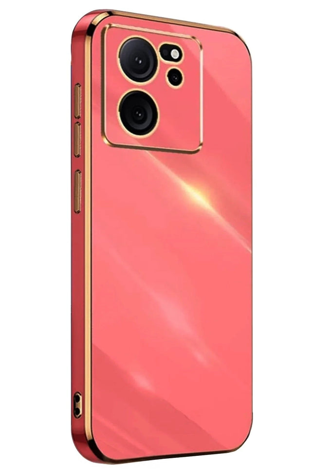 Xiaomi Mi 13T Pro Volet Silikon Kılıf - Kırmızı