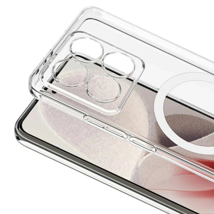 Xiaomi Mi 14T Pro Combo Sert Şeffaf Magsafe Kapak Kılıf 2