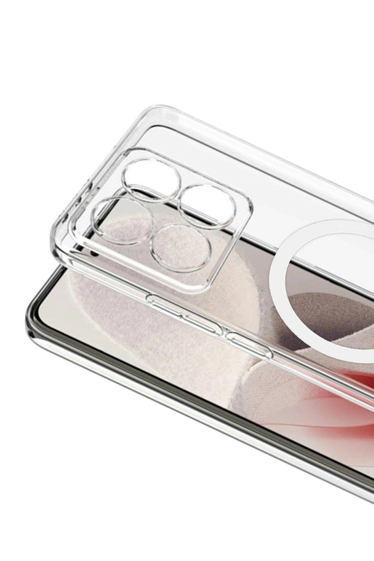 Xiaomi Mi 14T Pro Combo Sert Şeffaf Magsafe Kapak Kılıf 2