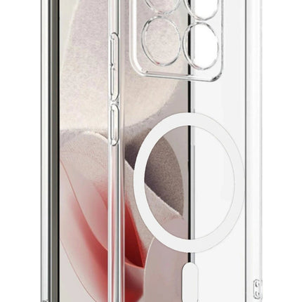 Xiaomi Mi 14T Pro Combo Sert Şeffaf Magsafe Kapak Kılıf