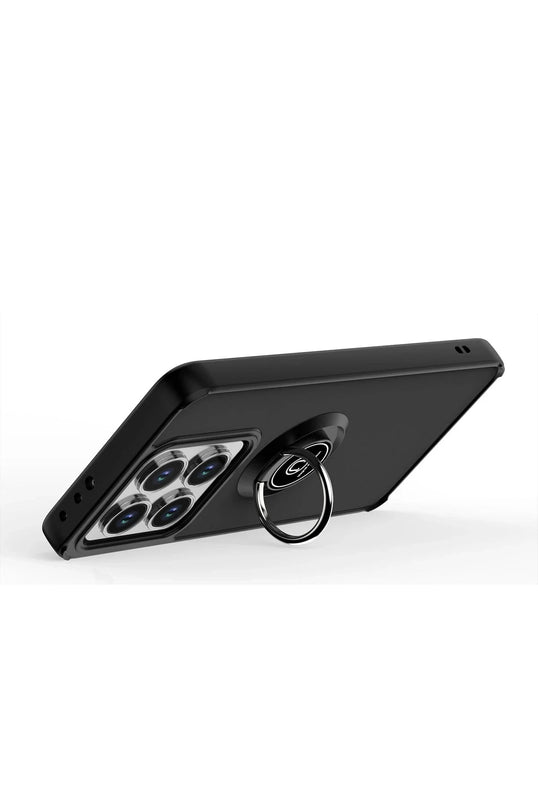 Xiaomi Mi 14T Pro Montreal Yüzüklü Silikon Kapak Kılıf - Siyah 3
