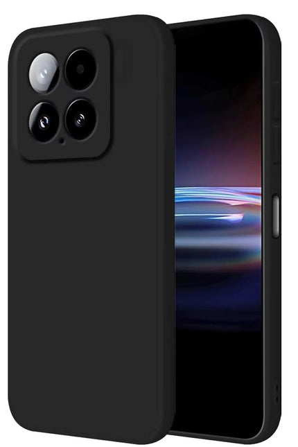 Xiaomi Mi 14T Pro Nano içi Kadife Silikon Kılıf - Siyah