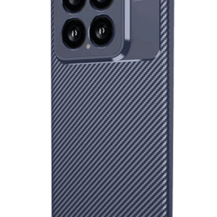Xiaomi Mi 15 Auto Focus Karbon Kapak Kılıf - Lacivert