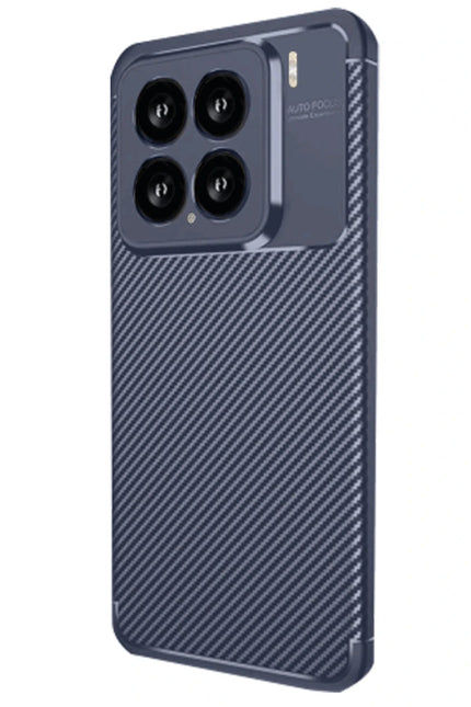 Xiaomi Mi 15 Auto Focus Karbon Kapak Kılıf - Lacivert