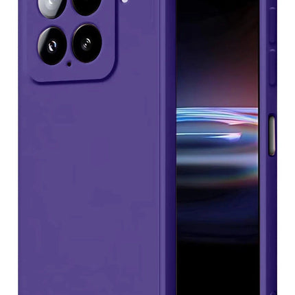 Xiaomi Mi 15 Nano içi Kadife Silikon Kılıf - Mor