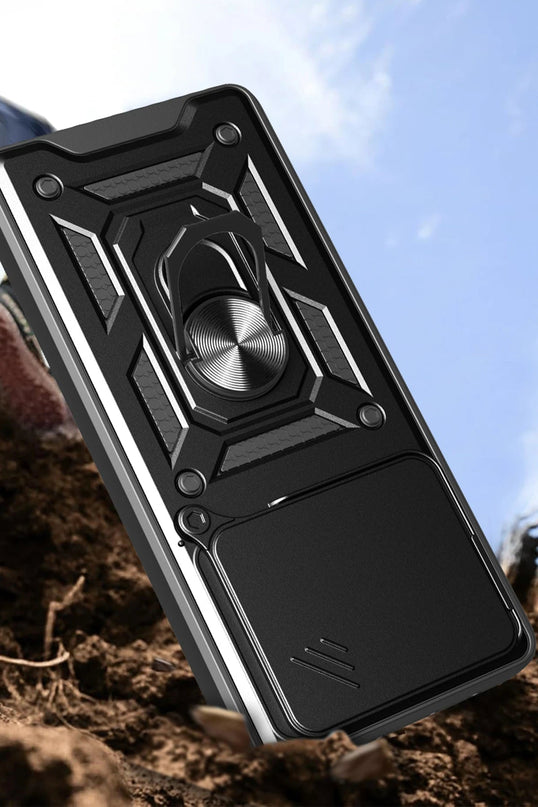 Xiaomi Mi 15 Pars Lens Yüzüklü Silikon Kılıf - Lacivert 3