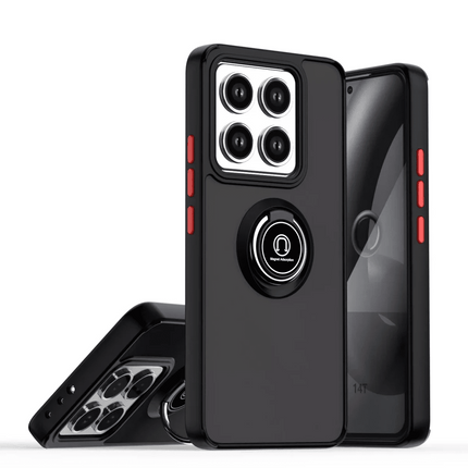Xiaomi Mi 15 Pro Montreal Yüzüklü Silikon Kapak Kılıf - Siyah