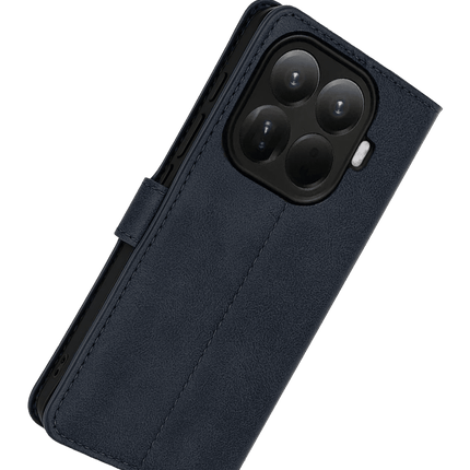 Xiaomi Mi 15T Pro Trend S Plus Kapaklı Kılıf - Lacivert 3