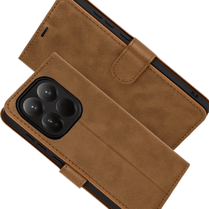 Xiaomi Mi 15T Trend S Plus Kapaklı Kılıf - Taba 2