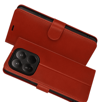 Xiaomi Mi 15T Trend S Plus Kapaklı Kılıf - Kırmızı 2