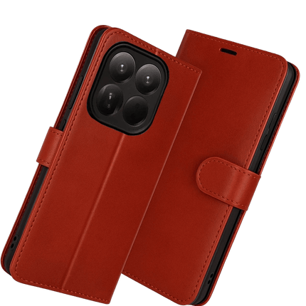 Xiaomi Mi 15T Trend S Plus Kapaklı Kılıf - Kırmızı 3