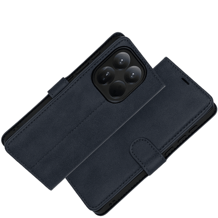 Xiaomi Mi 15T Trend S Plus Kapaklı Kılıf - Lacivert 2