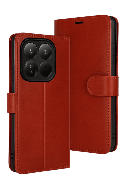 Xiaomi Mi 15T Trend S Plus Kapaklı Kılıf - Kırmızı