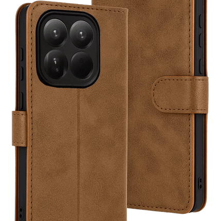 Xiaomi Mi 15T Trend S Plus Kapaklı Kılıf - Taba