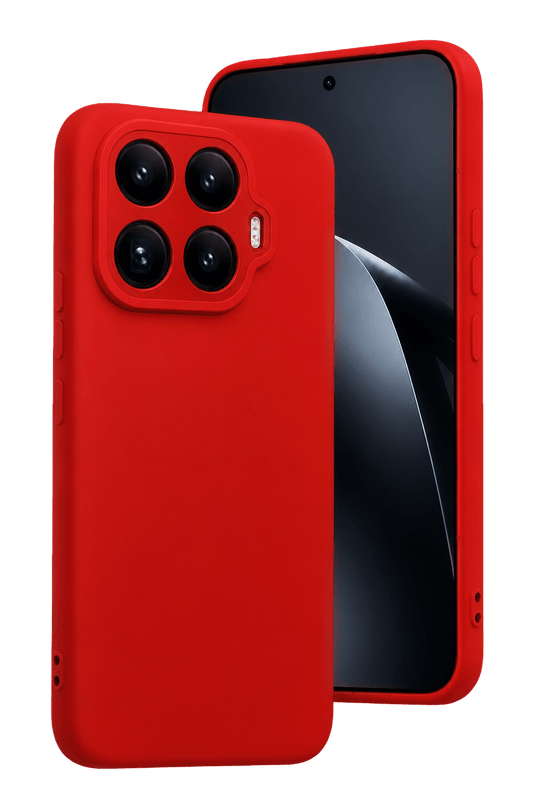 Xiaomi Mi 17T First Silikon Kılıf - Kırmızı