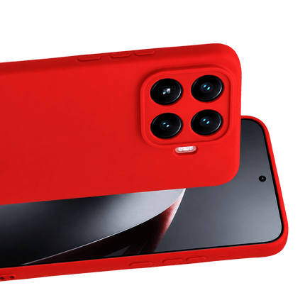 Xiaomi Mi 17T Pro First Silikon Kılıf - Kırmızı 2